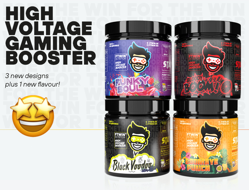 FTWIN Nutrition High Voltage Gaming Booster