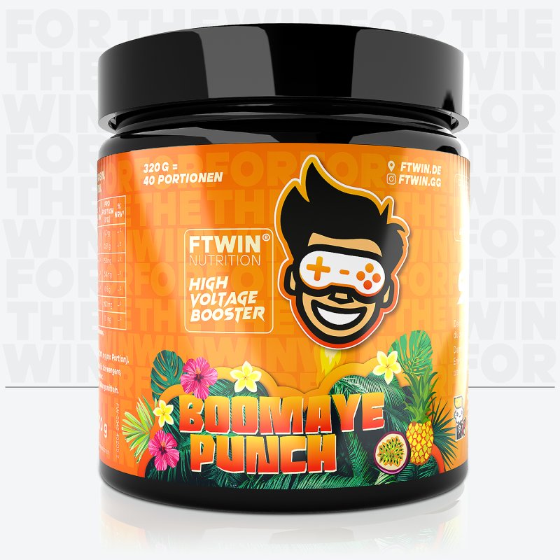 FTWIN High Voltage Gaming Booster – Boomaye Punch Flavour