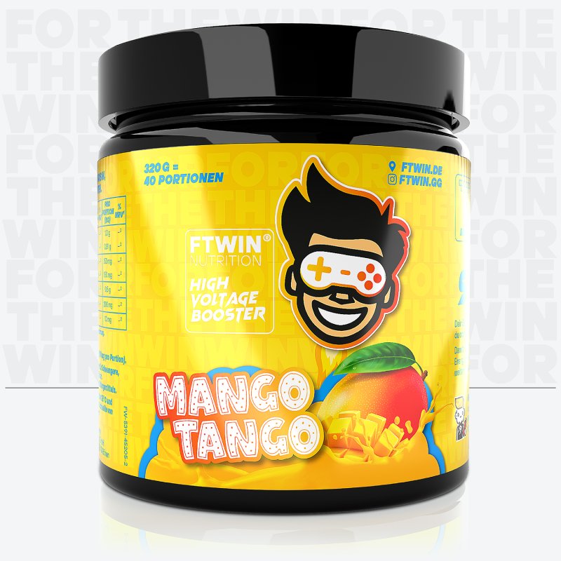 FTWIN High Voltage Gaming Booster – Mango Tango Flavour