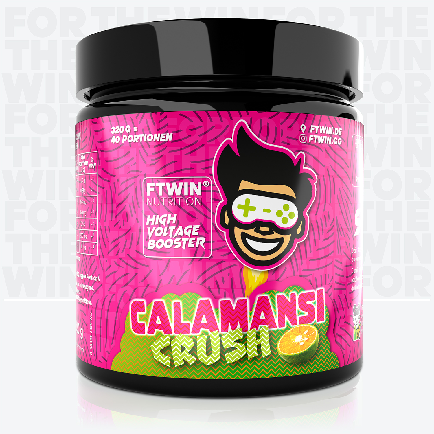 FTWIN High Voltage Gaming Booster – Calamansi Crush Flavour