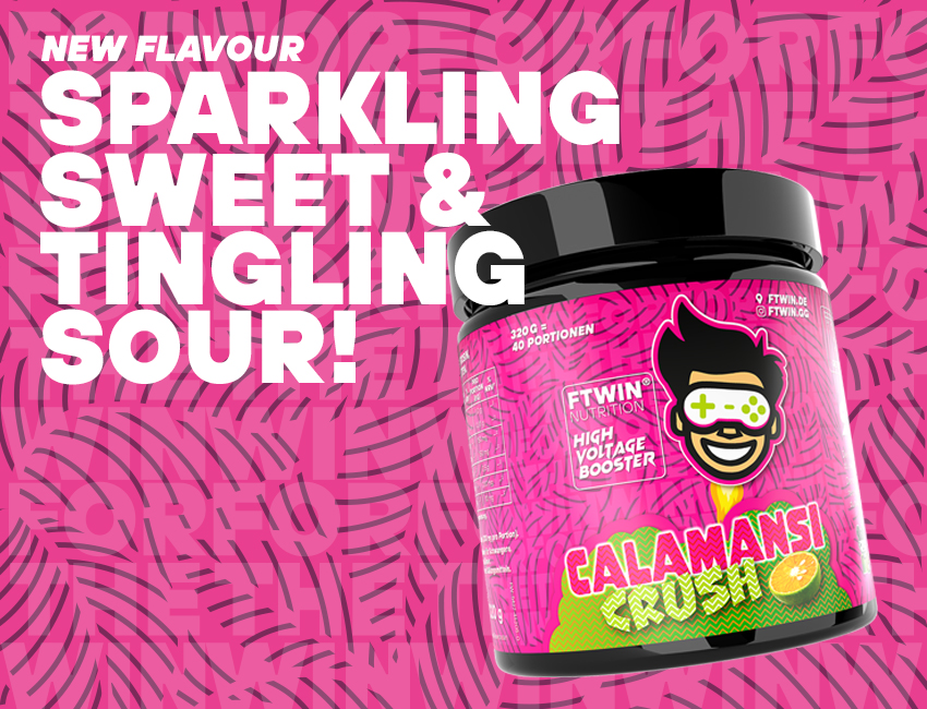 FTWIN High Voltage Gaming Booster – Calamansi Crush Flavour