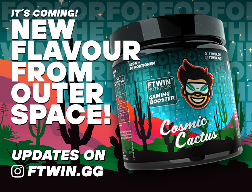 FTWIN® Nutrition New Booster Flavour – Cosmic Cactus